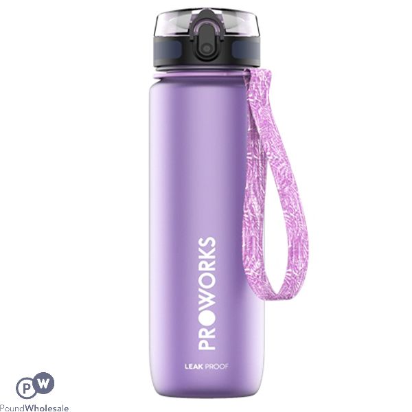 Proworks Leakproof Sports Water Bottle Purple Nitro 1l