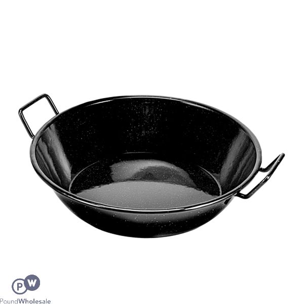 Royalford Non-stick Enamel-coated Wok Pan 24cm