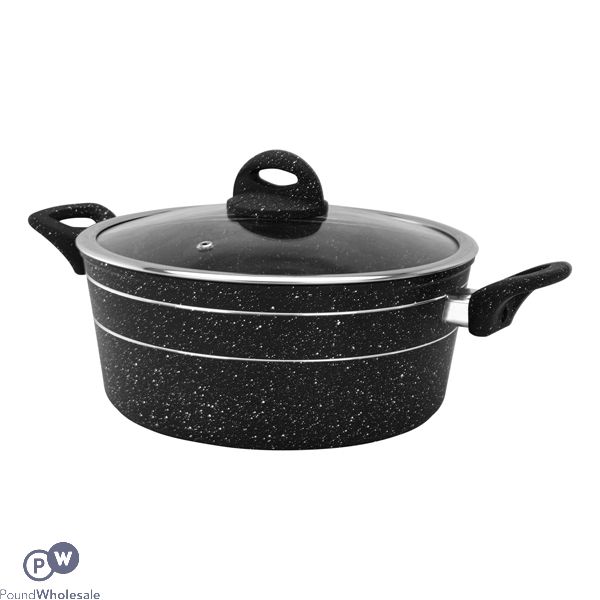 Royalford Forged Aluminium Granite Casserole Pan 24cm