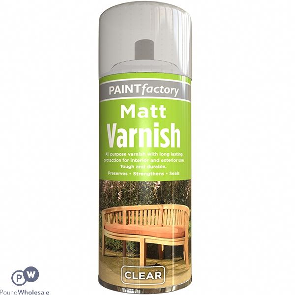 Paint Factory Household Matt Spray Varnish 250ml