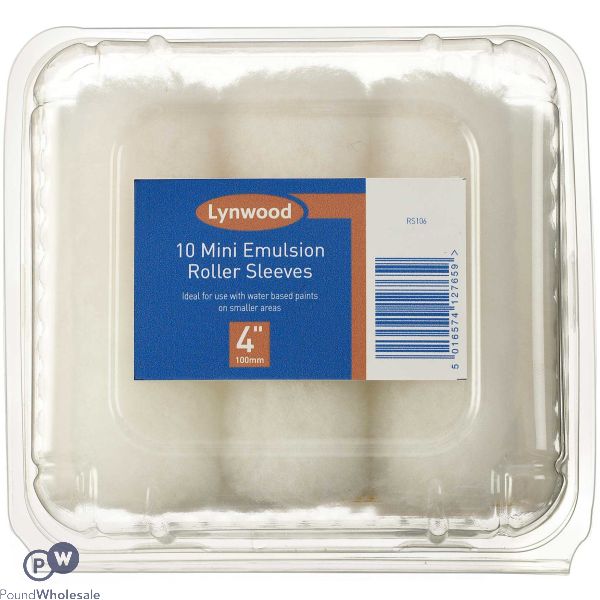 Lynwood 10 Simulated Sheepskin 4" Mini Roller Sleeves