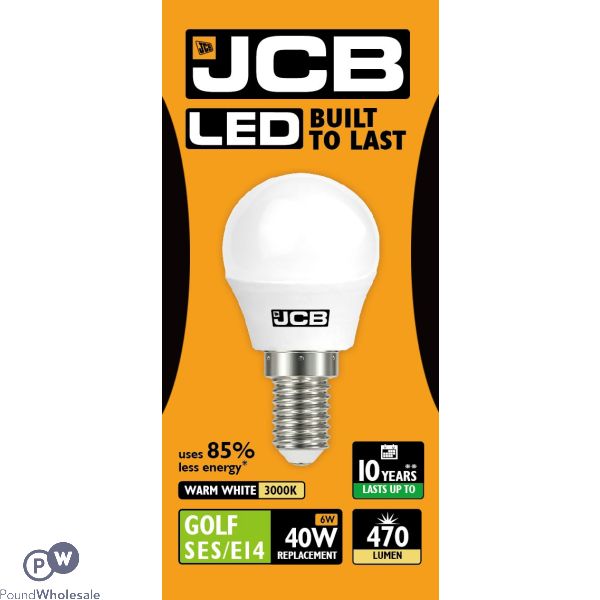Jcb Led Golf 6w=40w Warm White Ses E14 3000k Box