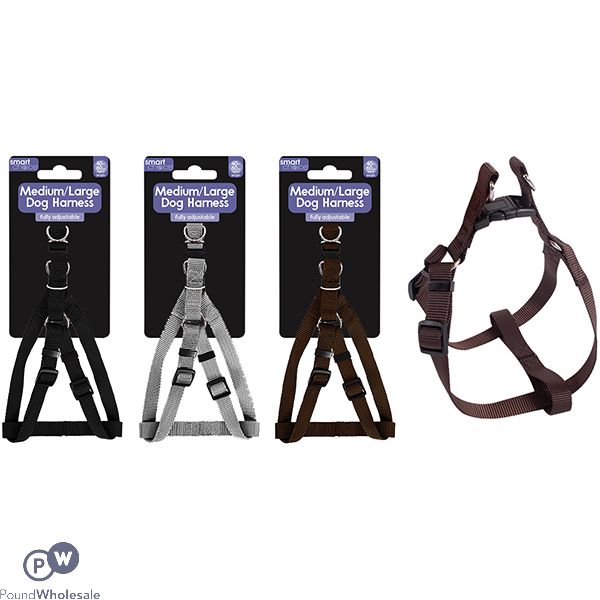 Smart Choice Dog Harness Medium 44-55cm Assorted Colours