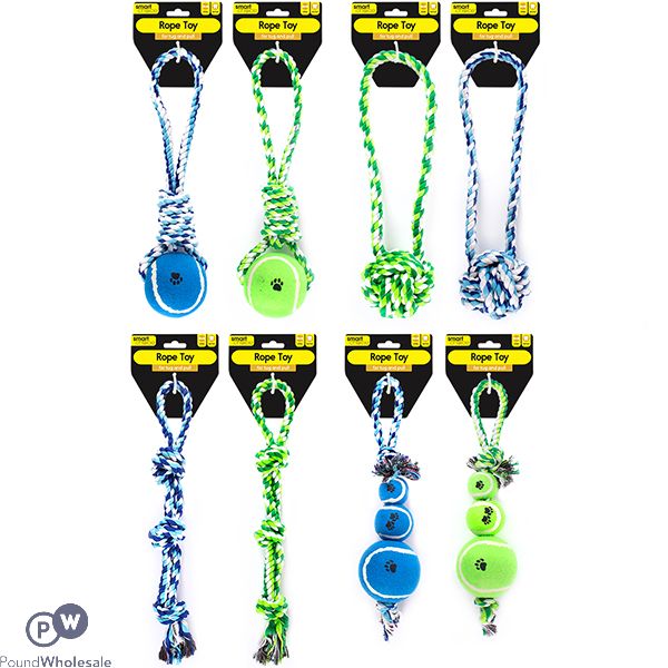 Smart Choice Jumbo Rope Tug Dog Toy Assorted