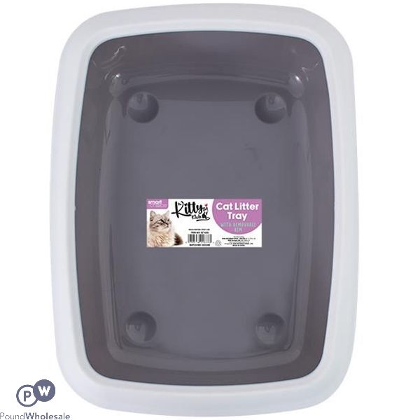 Smart Choice Pp Cat Litter Tray 41cm X 31cm X 11.5cm Assorted Colours