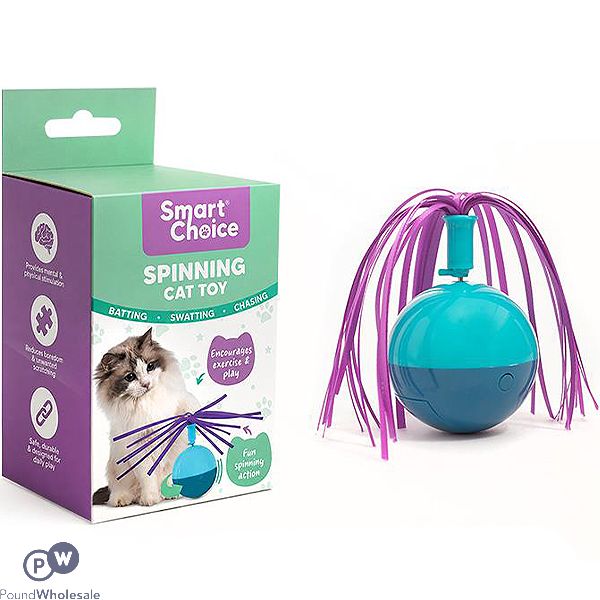 Smart Choice Electric Spinning Ribbon Interactive Cat Toy
