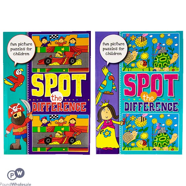 The Box A4 80gsm Spot The Difference Activity Book Assorted