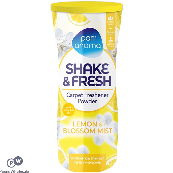 Pan Aroma Lemon & Blossom Mist Shake & Fresh Carpet Freshener Powder 500g