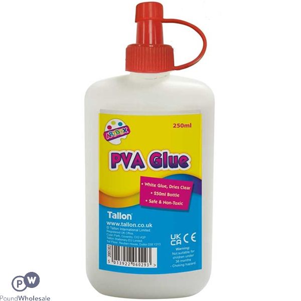 Artbox White Pva Glue 250ml Cdu