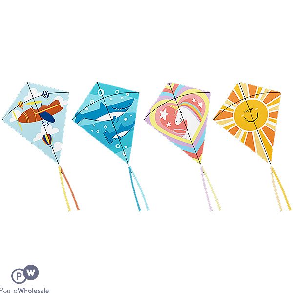 Hoot Diamond Printed Kite Assorted
