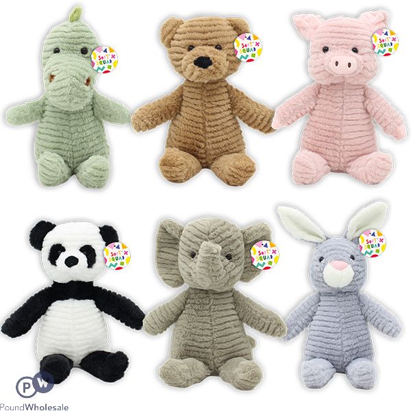 Soft Squad Plush Animal Baby Toy 25cm Assorted