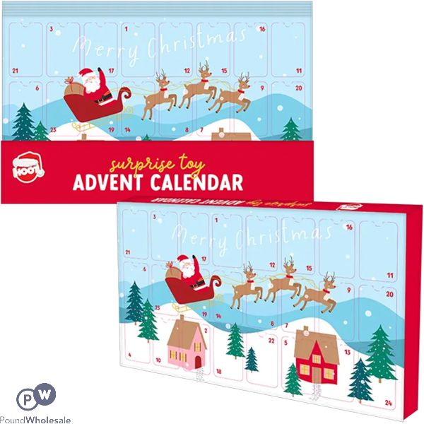 Hoot Christmas Toy 24 Compartment Advent Calendar Cdu