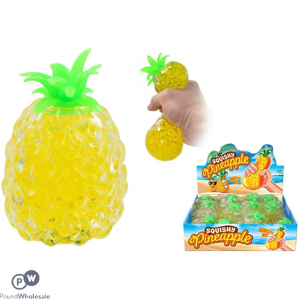 Squishy Bead Pineapple Squish Toy Cdu