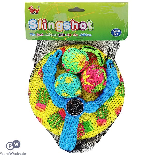 Pool Slingshot, Splash Balls & Foam Disc