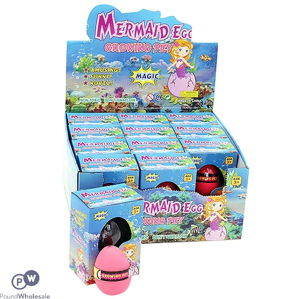 Mermaid Egg Growing Pet Contents