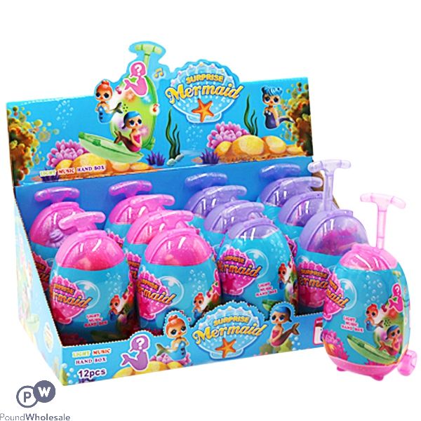 Mermaid Dolls & Accessories In Suitcase Light & Sound Cdu & Piece