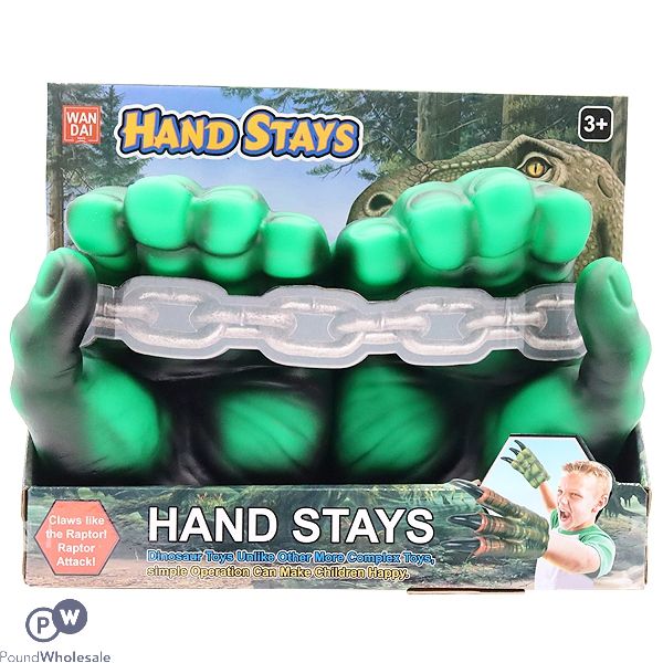 Giant Green Monster Hands Boxed