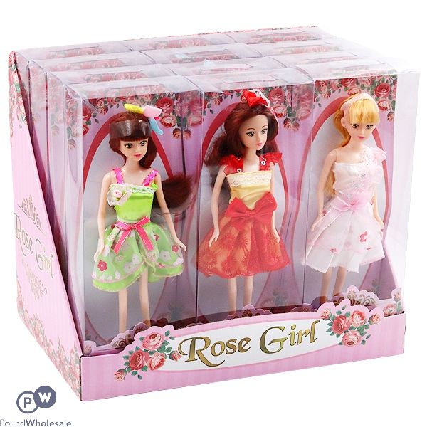 Rose Girl Fashion Dolls 6 Assorted Cdu