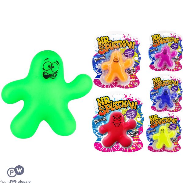 Stretchy Squishy Mr Splatman Assorted Colours