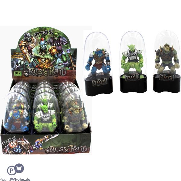 Rcs's Raid Diy Orcs Action Figures In Counter Display Unit