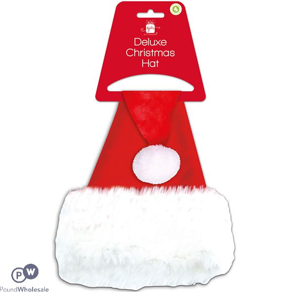 Giftmaker Christmas Deluxe Santa Hat