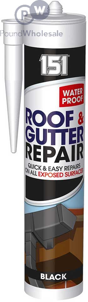 151 Roof & Gutter Repair Sealant Black 280ml