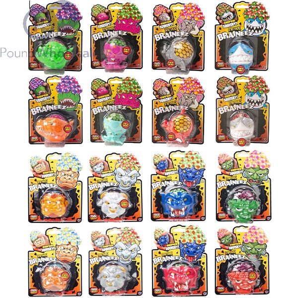 Wholesale Stretcherz Super Squishy Braineez Wave 2 Toy Assorted