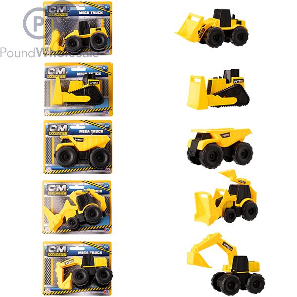 Wholesale Construction Machines Mega Digger Truck Toys Assorted Pound Wholesale