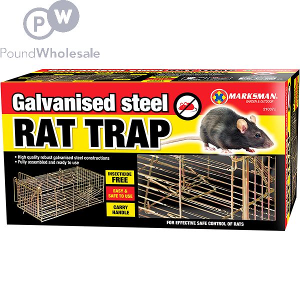 Wholesale Marksman Galvanised Steel Rat Trap Cage Pound Wholesale