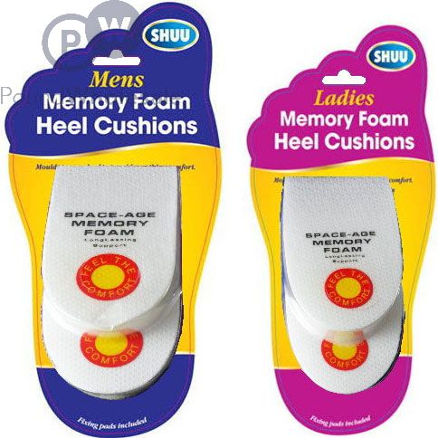 Space age memory foam heel pads hot sale