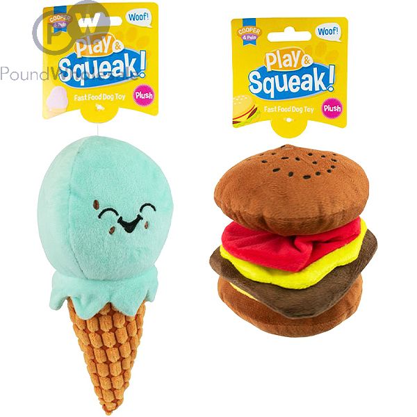 Plush hamburger dog toy new arrivals