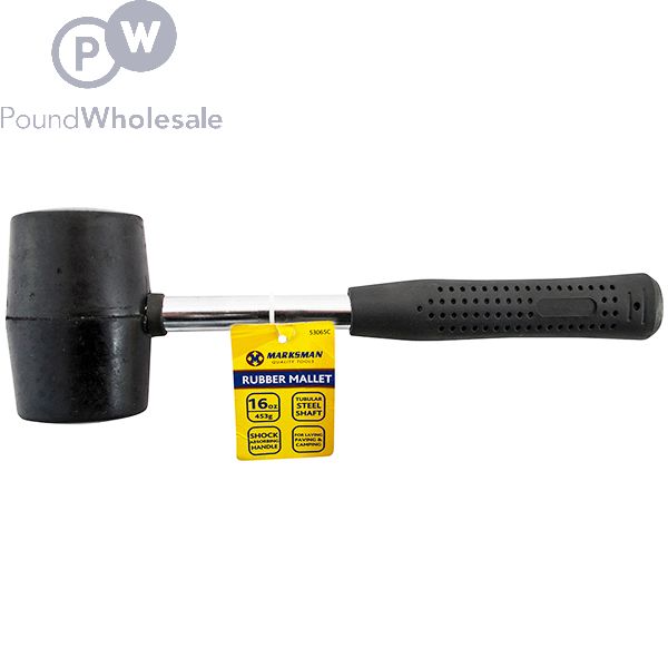 Marksman 16oz Rubber Mallet Steel Handle
