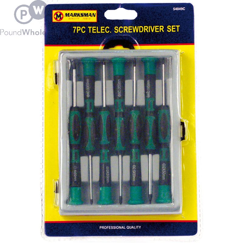 Marksman Telecommunication Screwdriver Set 7pc