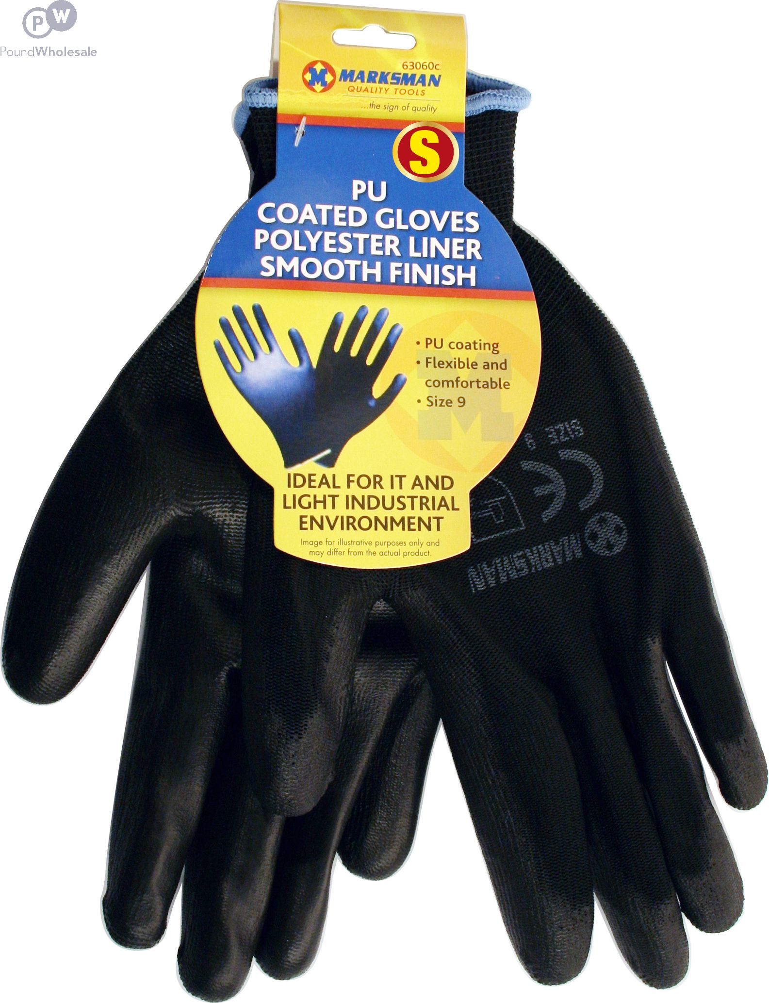 Wholesale Marksman Pu Coated Work Gloves Small Pound Wholesale
