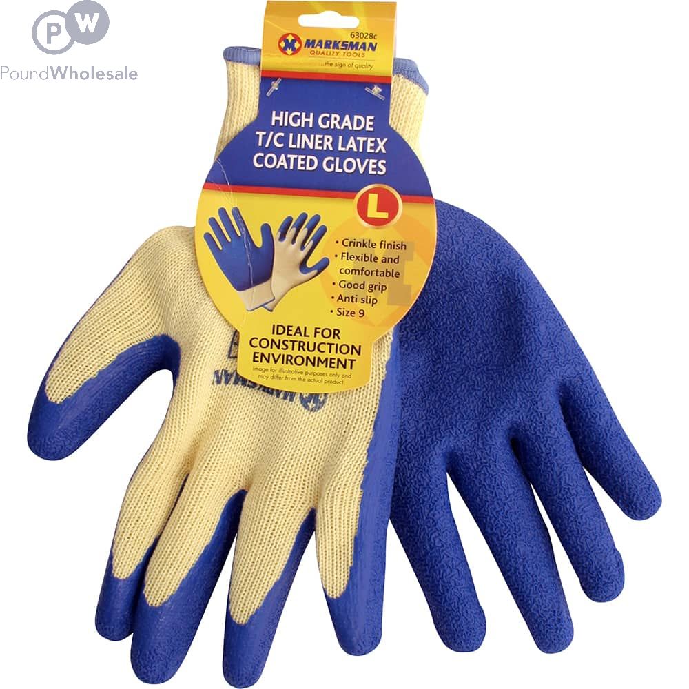 Marksman Latex Coated Work Gloves Large