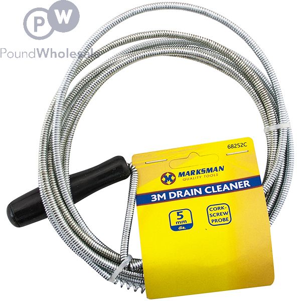 Wholesale Marksman Cork-screw Probe Drain Cleaner 5mm X 3m Pound