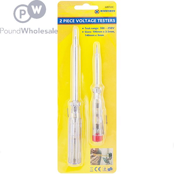 Marksman Voltage Testers Set 2pc