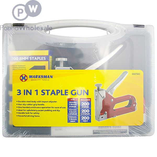 Marksman 3-In-1 Staple Gun Set