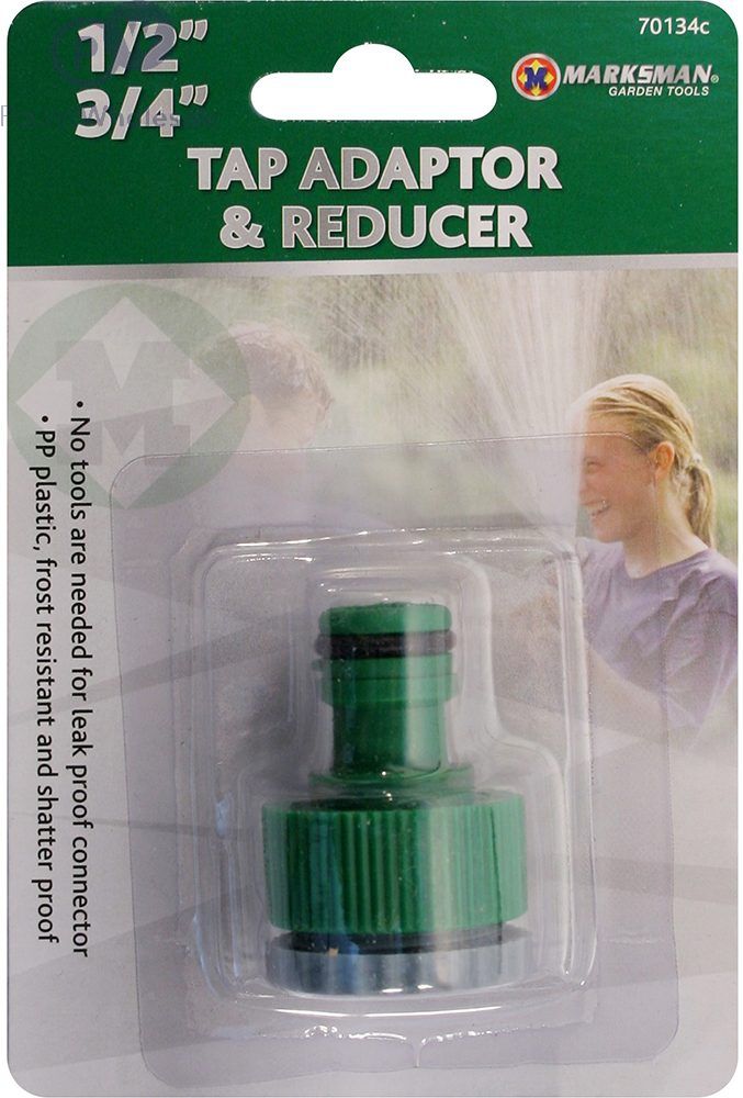 Marksman 1/2" & 3/4" Tap Adaptor & Reducer