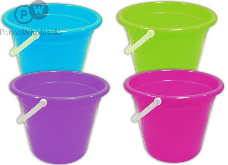 Bucket With Handle 7L 4 Assorted Colours