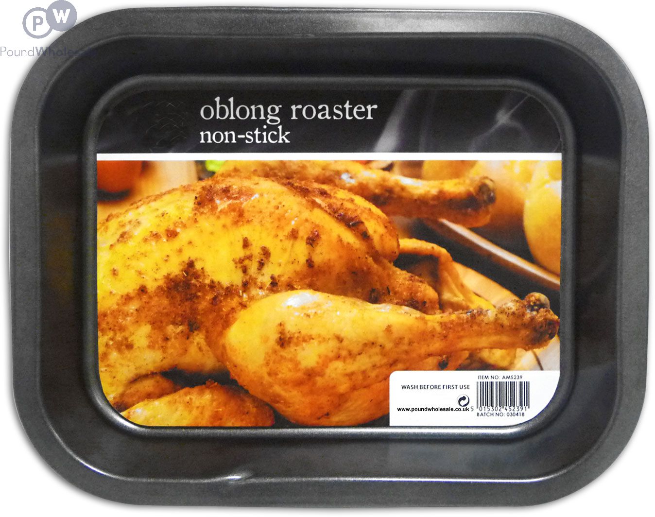 Non-Stick Oblong Roaster 23 X 17.5cm