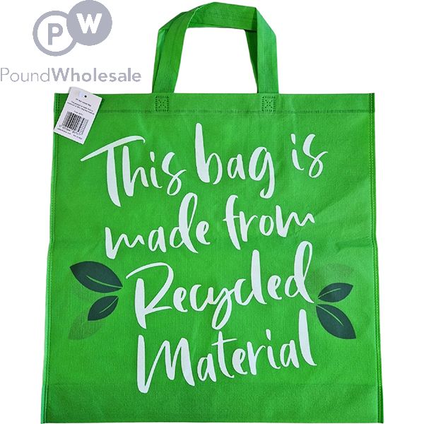 Wholesale Green Recycled Non-woven Shopping Bag Pound