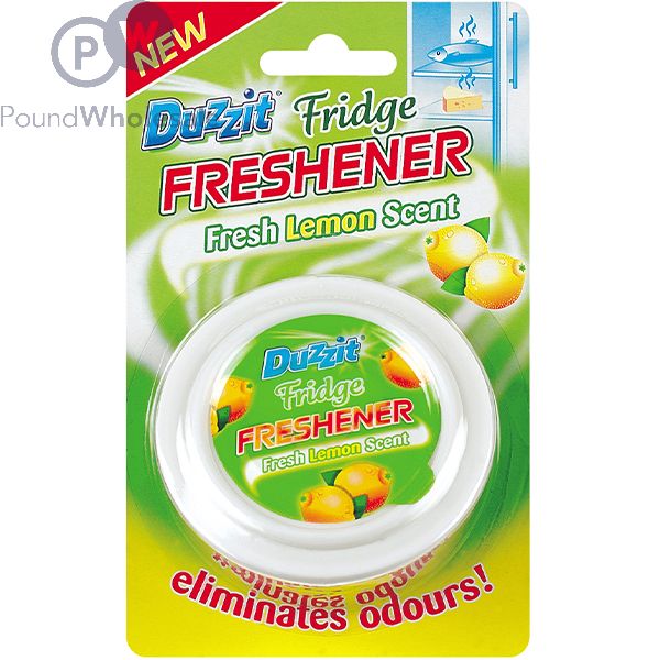 Wholesale Duzzit Fresh Lemon Oval Fridge Freshener | Pound Wholesale