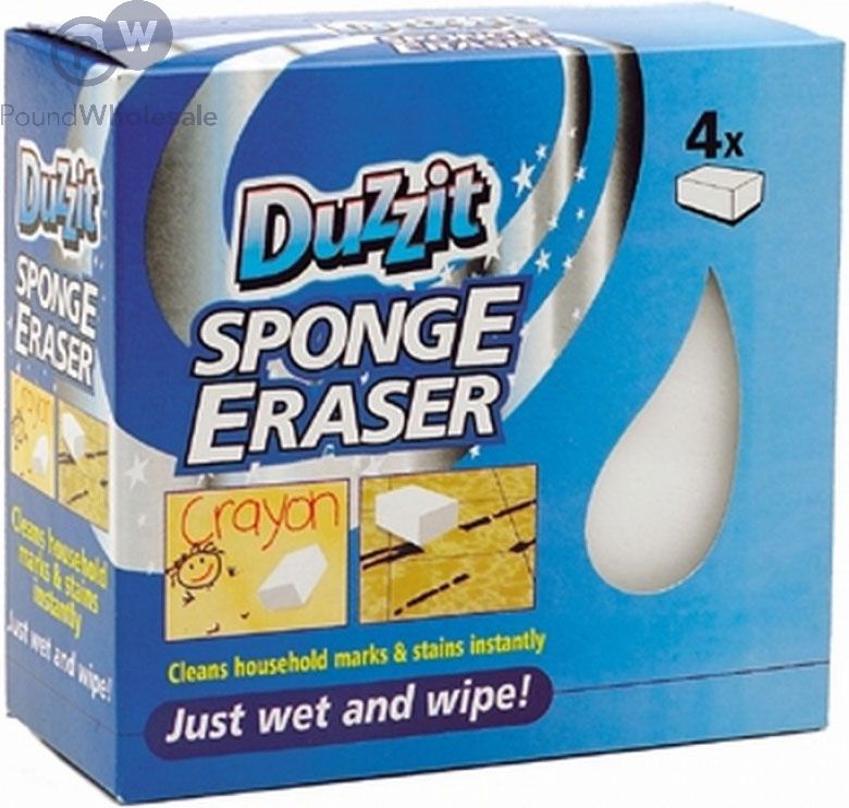Duzzit Sponge Eraser 4 Pack