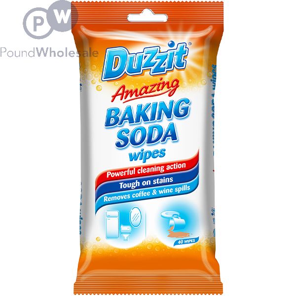 Duzzit Amazing Baking Soda Wipes 40 Pack