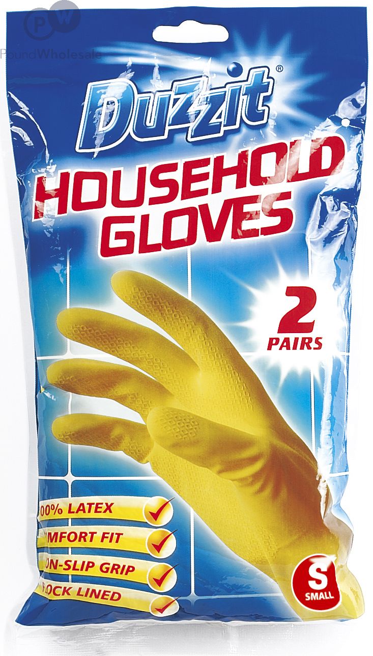 Duzzit Household Gloves Small 2 Pack