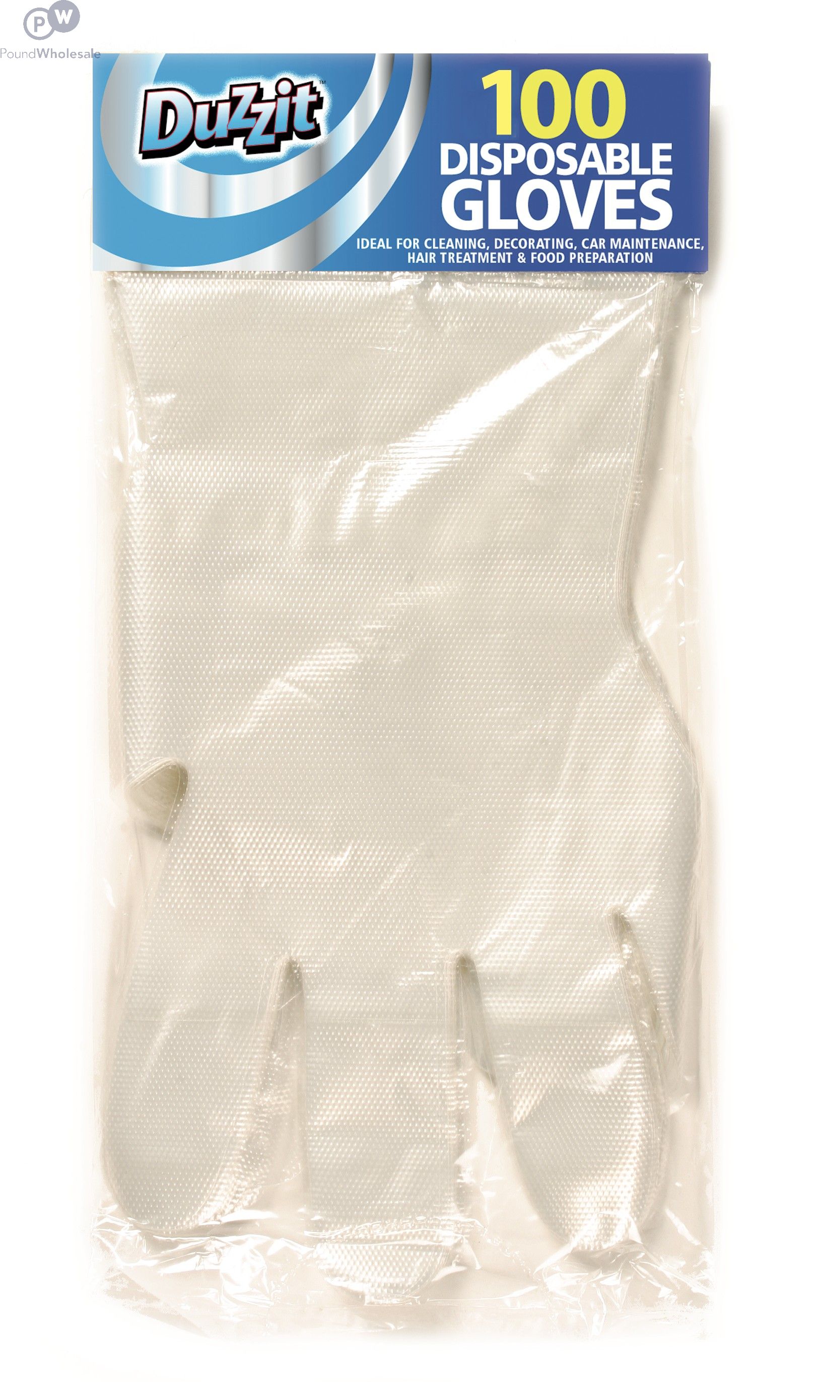 Duzzit Disposable Gloves 100 Pack