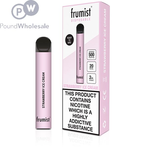 elf bar vape uk Wholesale Frumist Disposable Vape Pod Strawberry Ice Cream 20mg