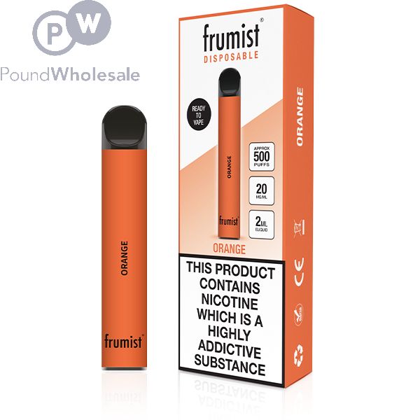 Wholesale Frumist Disposable Vape Pod Orange 20mg