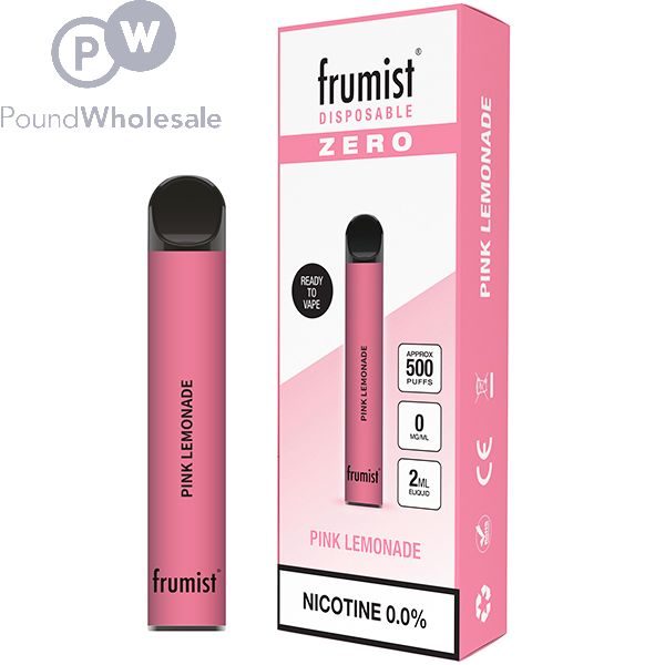 Wholesale Frumist Zero Disposable Vape Pod Pink Lemonade 0mg